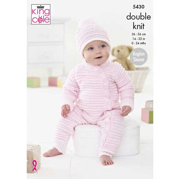king-cole-patterns-5430-strickanleitung-baby-set-dk image 1