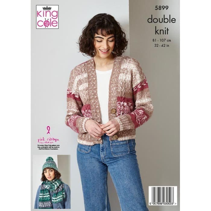 king-cole-5899-cardigan-strickanleitung-fjord-dk-set image 2