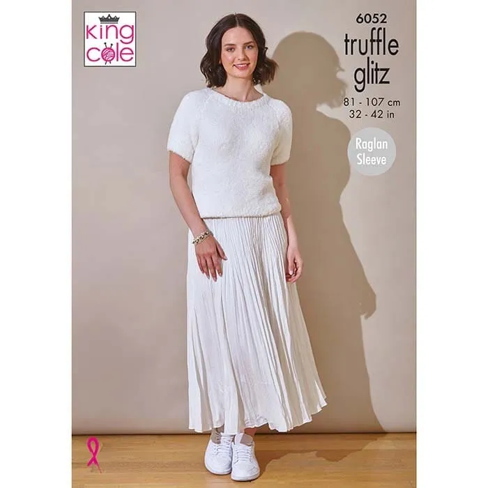 king-cole-patterns-6052-top-strickanleitung-truffle-glitz image 1