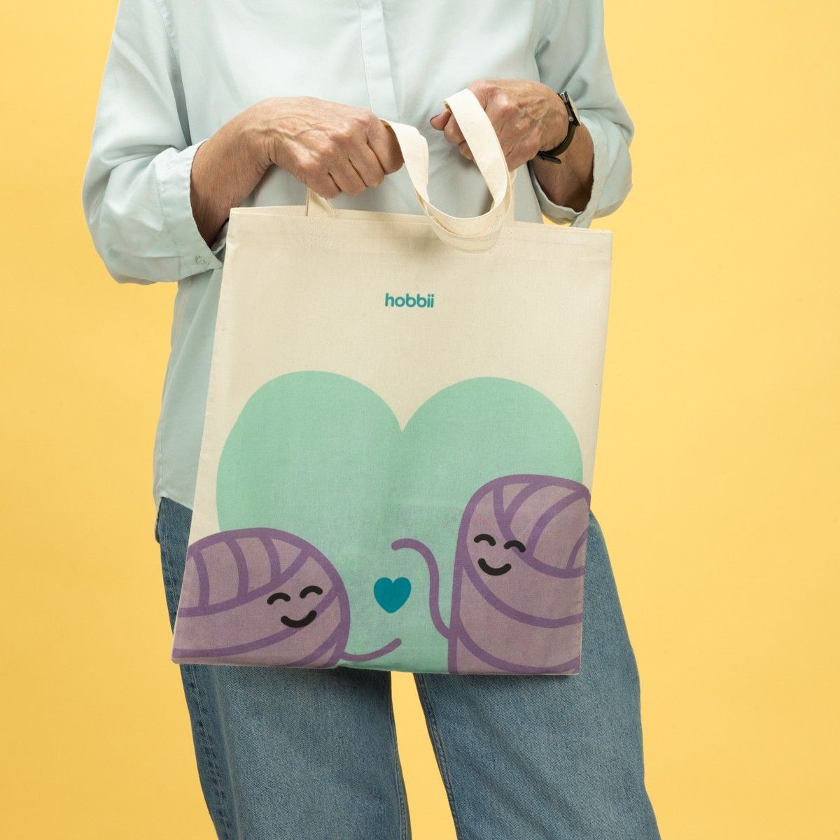 hobbii-yarniis-beutel-projekttasche-purple-yarnii-b-gelbar image 3
