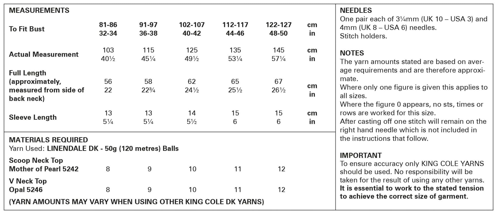 king-cole-5987-tops-strickanleitung-linendale-dk image 3