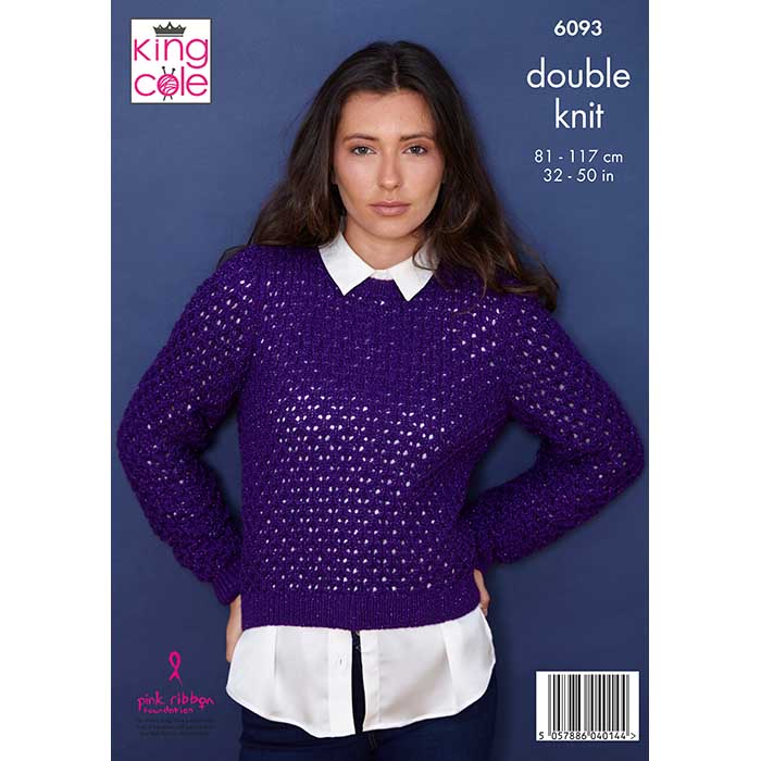 king-cole-6093-strickanleitung-pullover-glitz-dk image 2