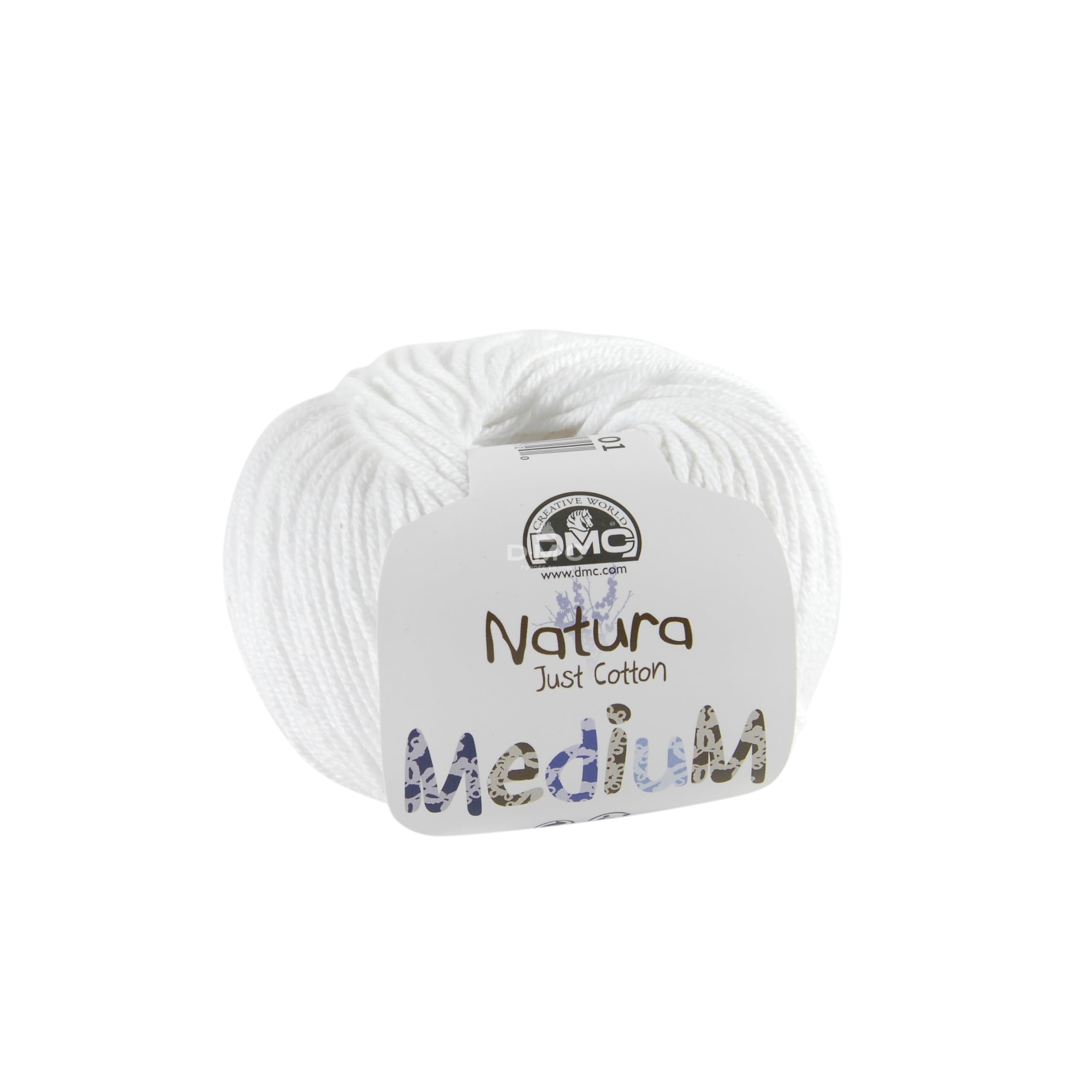 dmc-natura-just-cotton-baumwollgarn-wei-50-g-75-m image 1
