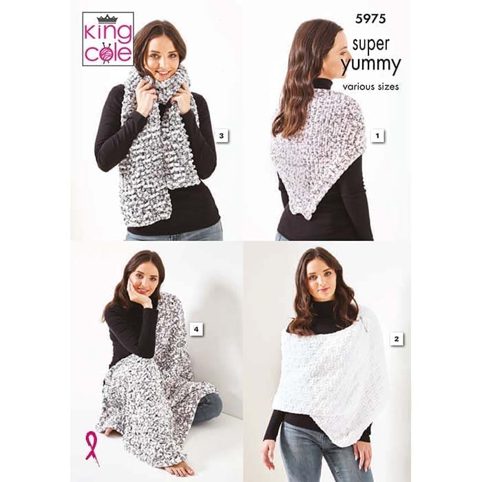 king-cole-5975-schals-strickanleitung-super-yummy image 1