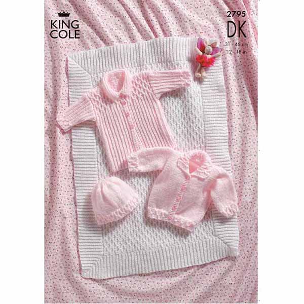 king-cole-2795-decke-mantel-jacke-strickanleitung-dk image 1