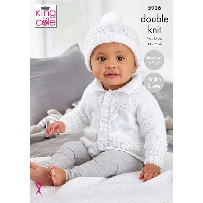 king-cole-5926-strickanleitung-jacke-m-tze-decke-comfort-dk image 1
