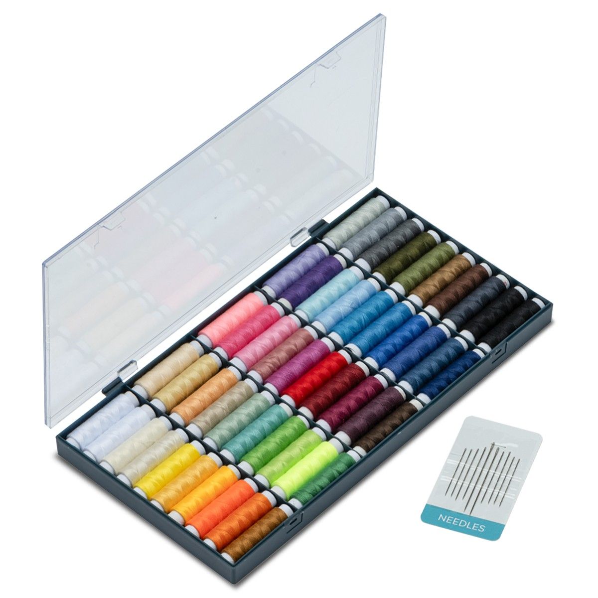 hobbii-zubeh-r-n-hgarn-set-50-farben-box-mit-nadeln-one-size image 3