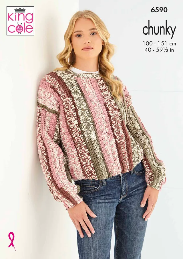 king-cole-6590-h-kelanleitung-pullover-jacke-nordic-chunky image 1