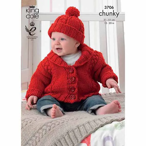 king-cole-3706-baby-set-strickanleitung-comfort-chunky image 1