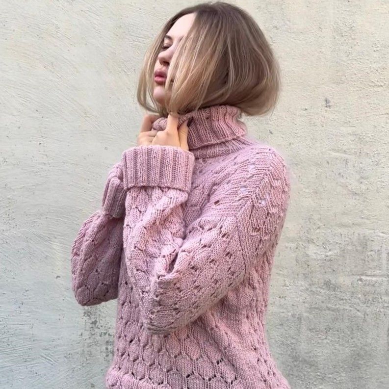 hobbii-anleitungen-sprinkles-pullover-strickanleitung-xs-lochmuster image 2